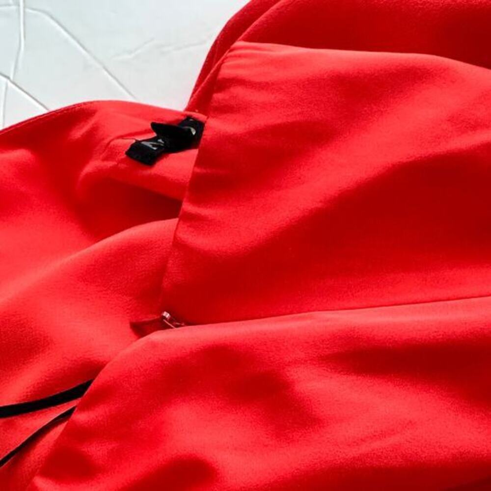 NBD Jasper Dress XL one shoulder Mini Dress- Red Orange - Picture 10 of 12